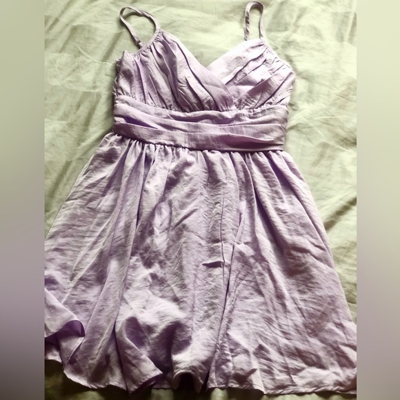 Chiffon surplice skater dress - Picture 3 of 3